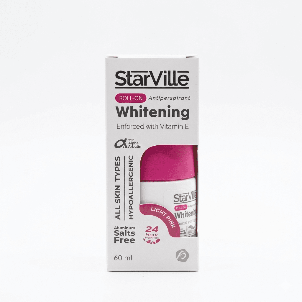 StarVille Roll-On Antiperspirant Whitening (Light Pink).